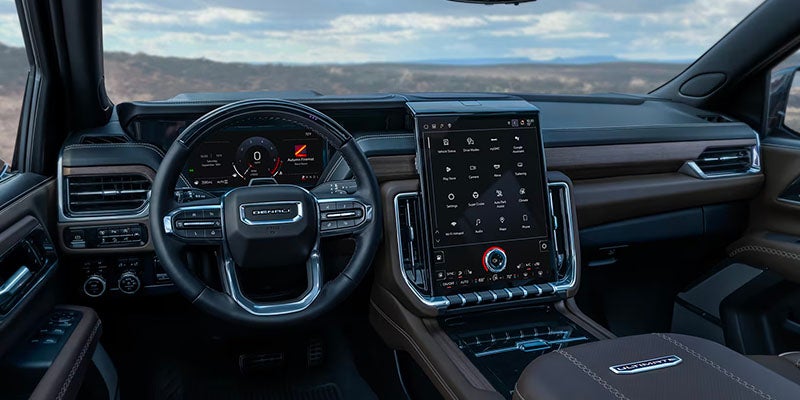 2025 GMC Yukon interior view - dashboard