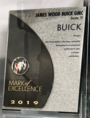 2019 Buick Mark of Excellence Award