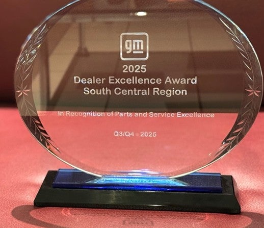 GM Dealer Excellence Award Q4