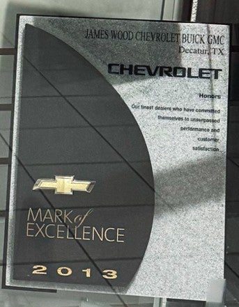 2013 GM Mark of Excellence Award - James Wood Chevrolet