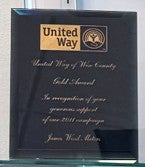 2014 United Way of Wise County Gold Award