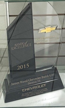 2015 Mark of Excellence Chevrolet Genuine Leader - James Wood Chevrolet Buick GMC