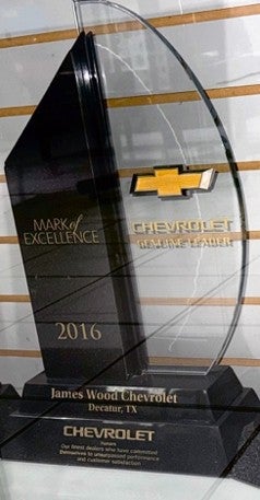 2016 Mark of Excellence Chevrolet Genuine Leader - James Wood Chevrolet