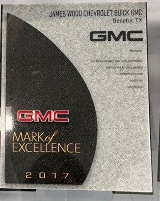 2017 GM Mark of Excellence Award James Wood GMC