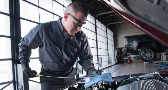 Semi Synthetic Oil change in action