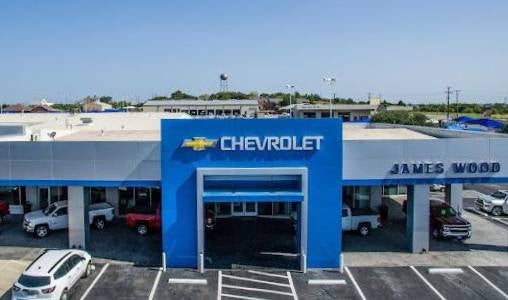 exterior view of James Wood Motors Decatur in Decatur TX