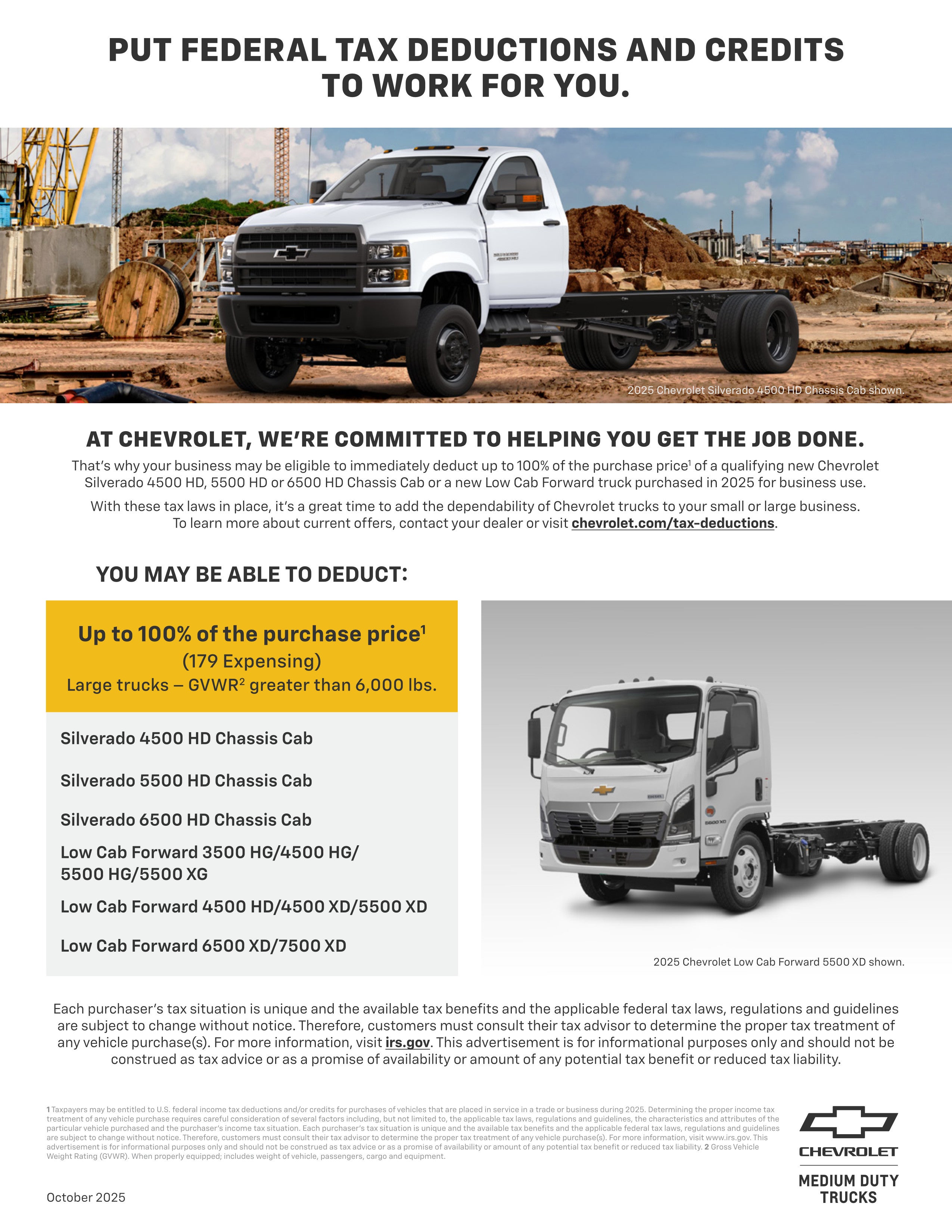 Section 179 YEAR END TAX INCENTIVE 